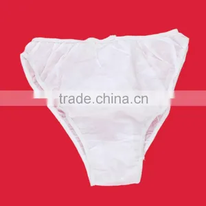 High Quality White Nonwoven Disposable Underwear,briefs for Adult thumbnail-1