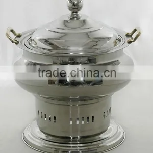 Steel Cheffing Dish, Wedding & Party Utensils, Food Serving Dish, Hot Keeping Dish, Catering Item, Hotel & Restaurant Utensils thumbnail-1