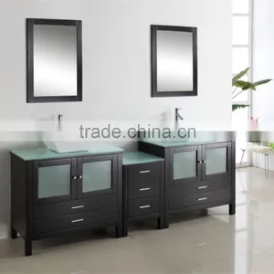 Contemporary Bathroom Design Solid Wood Cabinet X054 thumbnail-3