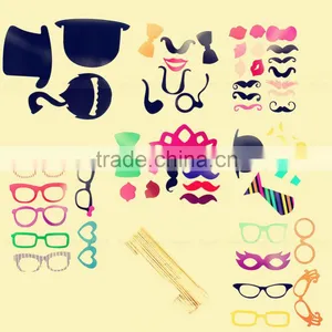 Birthday Wedding Party Favor Supplies Party Mask Photo Booth Props on a Stck Quality Choice thumbnail-1