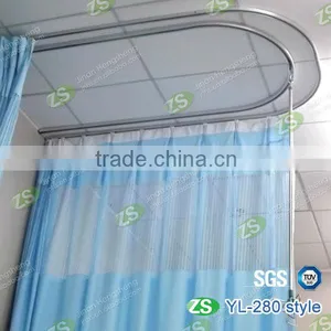 Polyester Flame Retardant Privacy Rail Ceiling Curtain thumbnail-1