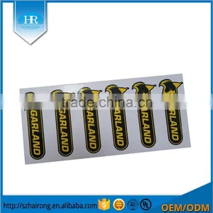 High Quality 3M Embossed Synthetic Paper Logo Sticker With Film thumbnail-5