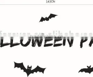 ALFOREVER Bat Halloween Black Quote Decals,bat Halloween Sticker thumbnail-4