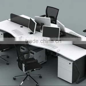 Modern Office Cubicles 4 Person Workstation Desk (SZ-WSB315) thumbnail-6