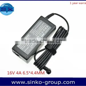 Notebook Computer Spare Parts Power Supply High Copy 16V 4A 6.5*4.4MM For Sony thumbnail-1