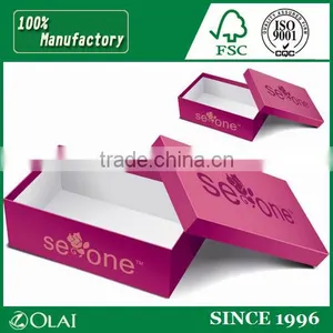 Cheap Paper Gift Packaging Boxes Custom Logo thumbnail-1