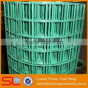 (Factory Direct) High Quality Galvanized and Green Pvc Coated 4x4 Welded Wire Mesh Fence thumbnail-3