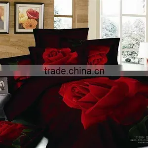 Trade Assurance/C40*40/133*72/high Quality Panel Printing 3D Floral Design Fabric for Bedding Set thumbnail-6
