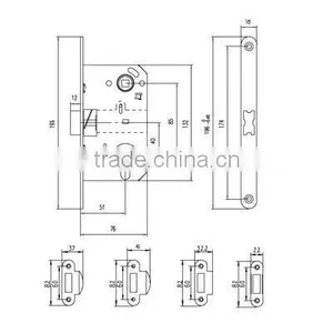 Aluminum Case Commercial Refrigerators Locks thumbnail-2