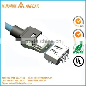 Automotive 10 Pin Mini Usb Connector thumbnail-1
