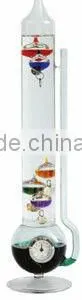 Home Weather Station: Galileo Thermometer, Hygrometer and Quartz Clock thumbnail-6