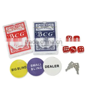 500 PCS Casino Poker Chips Set 11.5 Gram With Game Play Mat and Aluminium Case thumbnail-3