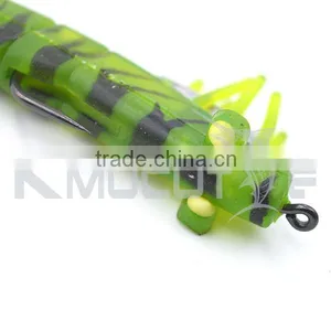 Kmucutie CHS006 Soft Shrimp Lure 5 Sections Body Live Smart Shrimp Bait for Octopus thumbnail-2