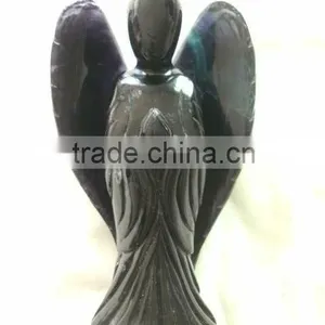 Different Size of Fluorite Carved Angel Wholesale thumbnail-1