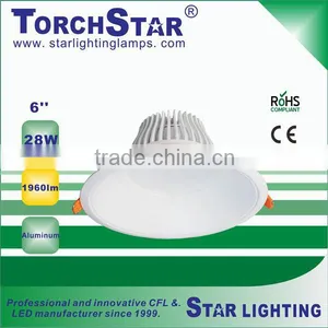 30000h Long Lifetime 28W 6 Inch LED Down Light thumbnail-1