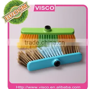 Plastic Broom With Pvc Coated Wooden Broom Handle,VA114 thumbnail-4