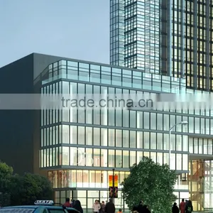 Aluminum Frame Curtain Wall for Facade Decoration thumbnail-2