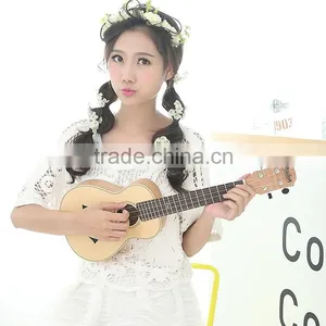 High Quality Concert/tenor Ukulele,solid Spruce Top and Flame Manhogany Back,factory Wholesale thumbnail-6
