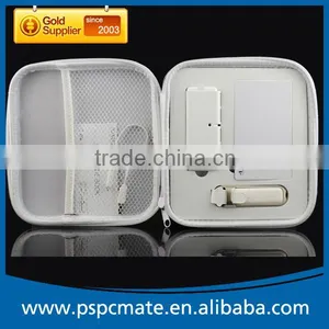 Custom Flash Drive USB HUB Power Bank 3 in 1 White Travel Gift Set thumbnail-1