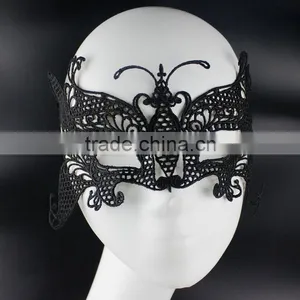 Wholesale Cheap Black Lace Cocktail Party Mask thumbnail-1