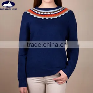 Ladies' Pullover With Jacquard Design CSW15121803L thumbnail-1