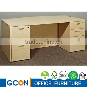 Modular Hot Sale Bowfront Open Executive Office Table Melamine Office Table thumbnail-3