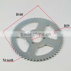 CBF Big Dirt Bike 54 Teeth Motorcycle Chain Sprocket Price thumbnail-1
