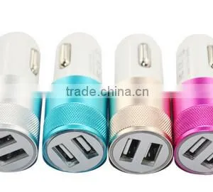 Original Fast Car Charger for Samsung Fast Car Charger With 2 USB For Iphone Cable thumbnail-1
