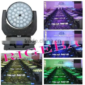 Zoom 10W 36pcs 4 -in -1 RGBW Led Moving Head thumbnail-1