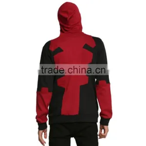 Deadpool Costume Adult Men Hoodie Sweatshirt Deadpool Costume Animation Film Zipper Outerwear Jacket Deadpool Hoodie Costume thumbnail-4