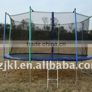 15FT Big Popular Spring Outdoor Trampoline With Enclosure and Ladder thumbnail-1
