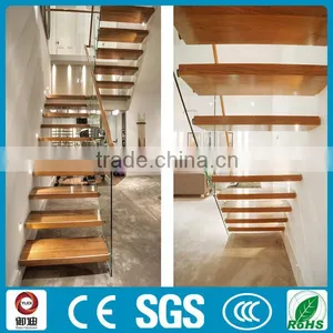 Modern Wood DIY Floating Stairs thumbnail-4