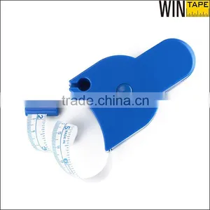 Blue Plastic Retractable Auto Logo Printed Waist Cicumference Glass Fiber Tape Body Measure Fitness thumbnail-3