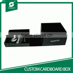 HIGH QUALITY BLACK SHOE PACKING BOX FOLDING CARDBOARD BOXES thumbnail-2