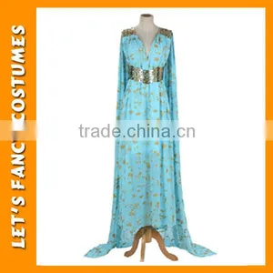 PGWC2562 Halloween Game of Thrones Cosplay Daenerys Targaryen Qarth Dress Party Costume thumbnail-1