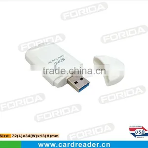 2013 New! Classic USB3.0 SD Card Reader,Slim and Pocket Size thumbnail-1