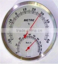 Stainless Steel Inoutdoor Thermometer and Hygrometer thumbnail-1