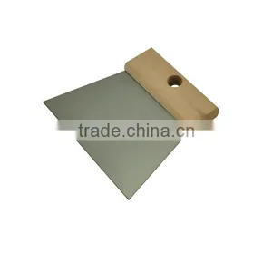 140mm Carbon Steel Normal Polished Blade Scraping Knife With Wooden Handle Tools Construction thumbnail-2