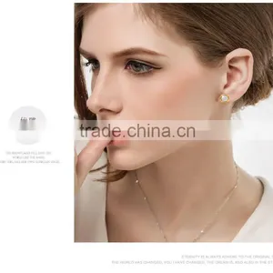 Gold Earring Jewery 2015 New Stone Fashion Women's Earrings2 Gram Gold Beautiful Designed Earrings thumbnail-5