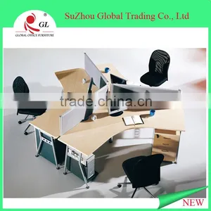 Simple Office Workstation for 2 Person Office Furniture thumbnail-2