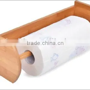 Bamboo Paper Holder/tissue Holder thumbnail-2