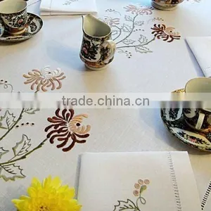 Hand Embroidery Table Cloth thumbnail-1