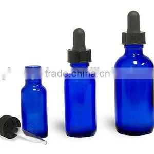 Cobalt Blue Boston Round Bottle thumbnail-1