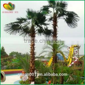 Customized Palm Tree Hand-made Artificial Palm Tree With Fiberglass thumbnail-1