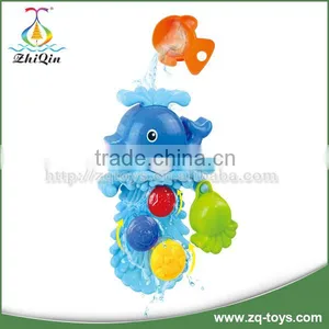 New Baby Play Dolphin Bath Toy Rotation With Water thumbnail-2