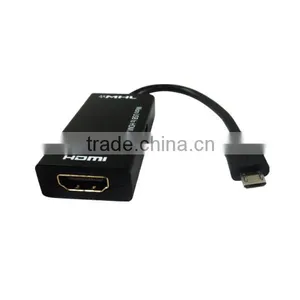 Competitive Price Original /black MHLcable for Galaxy s2 s3 s4 tv Out Cable thumbnail-1