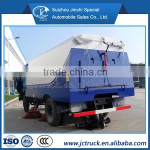 Vacuum Road Sweeper Truck With Sweeping Brushes thumbnail-5