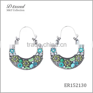 Hot New Designs Ladies/Women's Vintage Jewellery Earrings Bohemian Style Beaded Gold/Silver Plating Drop Earrings thumbnail-1
