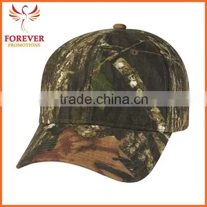 Custom Logo Print Camouflage Cotton Oak Tree Real Tree Baseball Cap Hat thumbnail-2