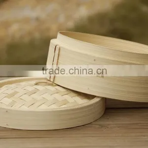Hot Selling Food 10 Inch Bamboo Steamer thumbnail-4